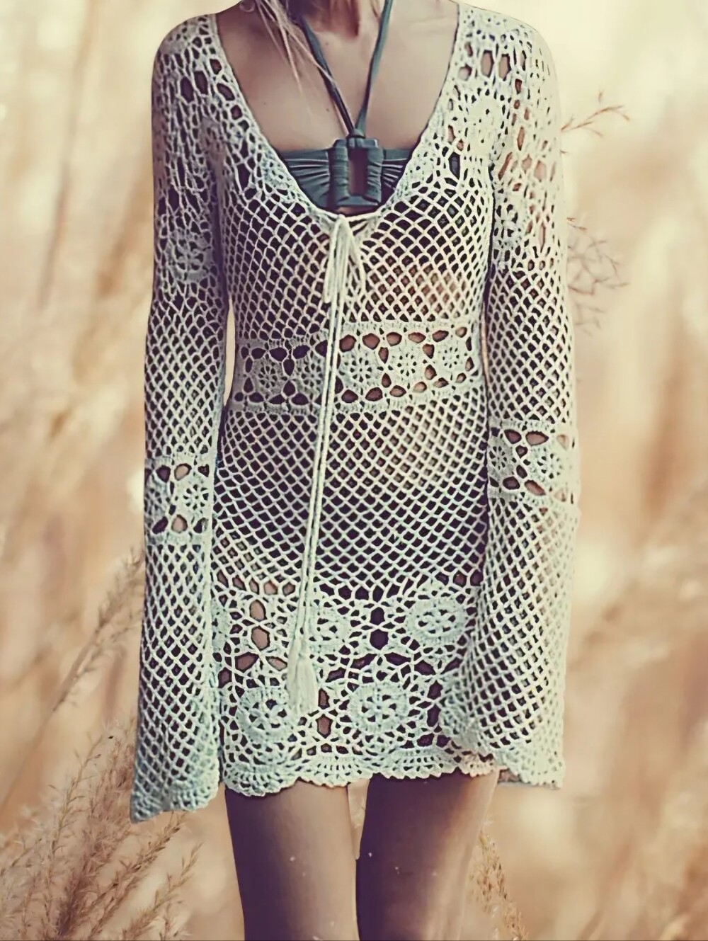 Crochet Cover-Up Dress